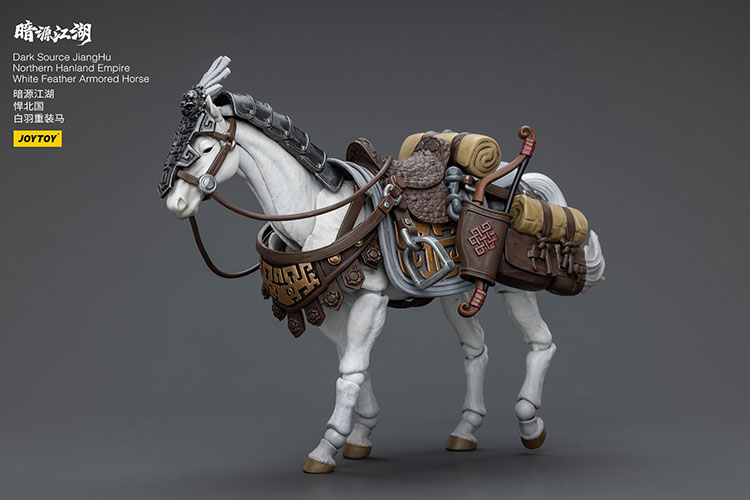 Dark Source JiangHu Northern Hanland Empire White Feather Armored Horse - view 6