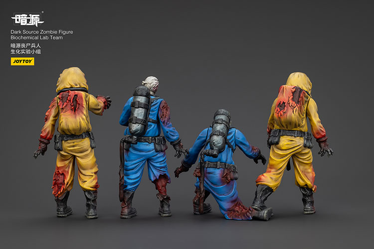 Dark Source Zombie Figure Biochemical Lab Team - view 2