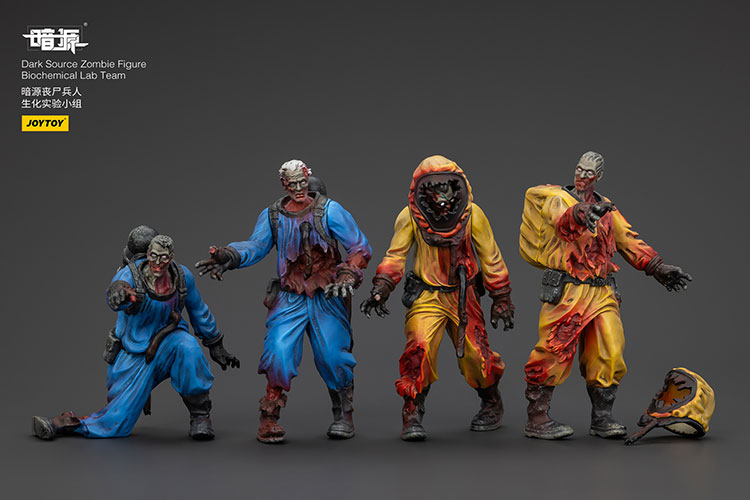 Dark Source Zombie Figure Biochemical Lab Team - view 3
