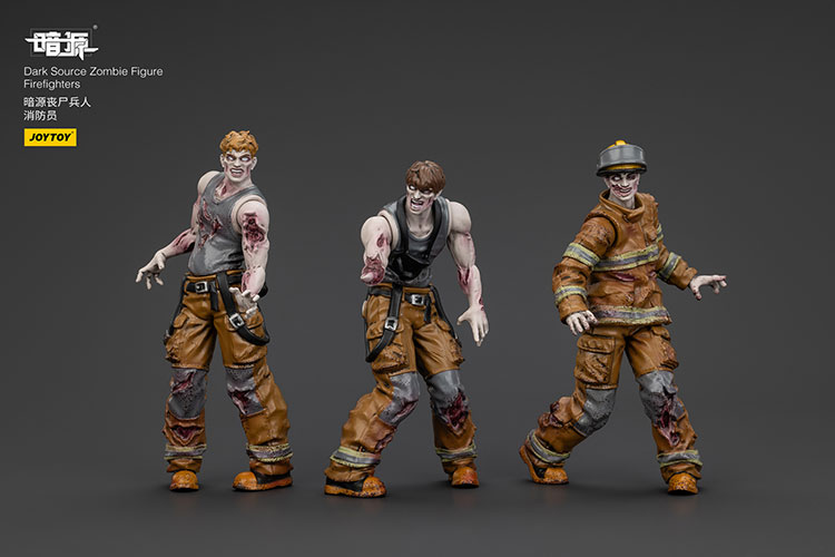 Dark Source Zombie Figure Firefighters - view 3