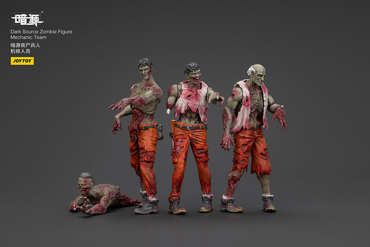 Dark Source Zombie Figure Mechanic Team - main product image