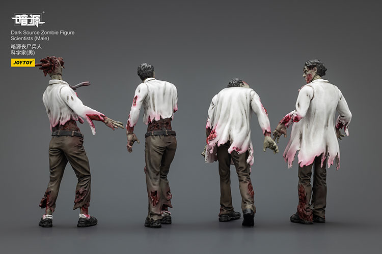 Dark Source Zombie Figure Scientists (Male) - view 2