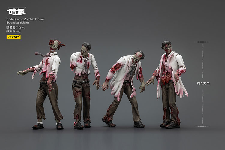 Dark Source Zombie Figure Scientists (Male) - view 4