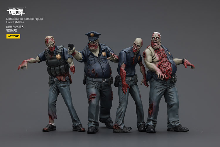 Dark Source Zombie Fiqure Police (Male) - main product image