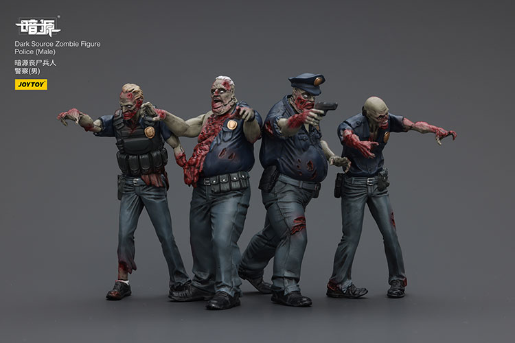 Dark Source Zombie Fiqure Police (Male) - view 2