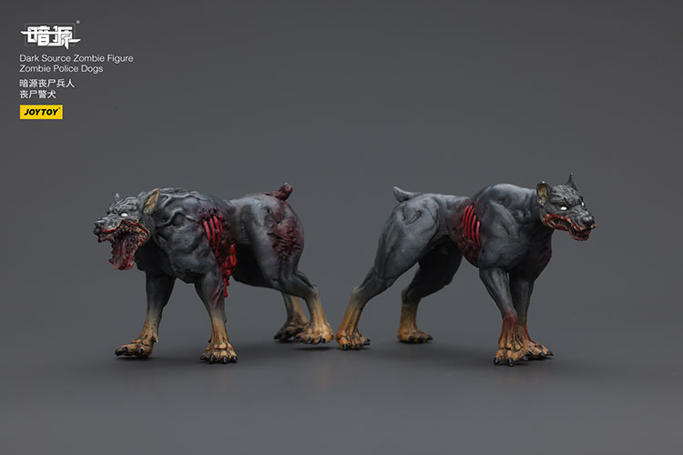 Dark Source Zombie Fiqure Zombie Police Dogs - main product image
