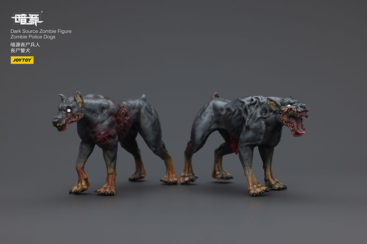 Dark Source Zombie Fiqure Zombie Police Dogs - view 2