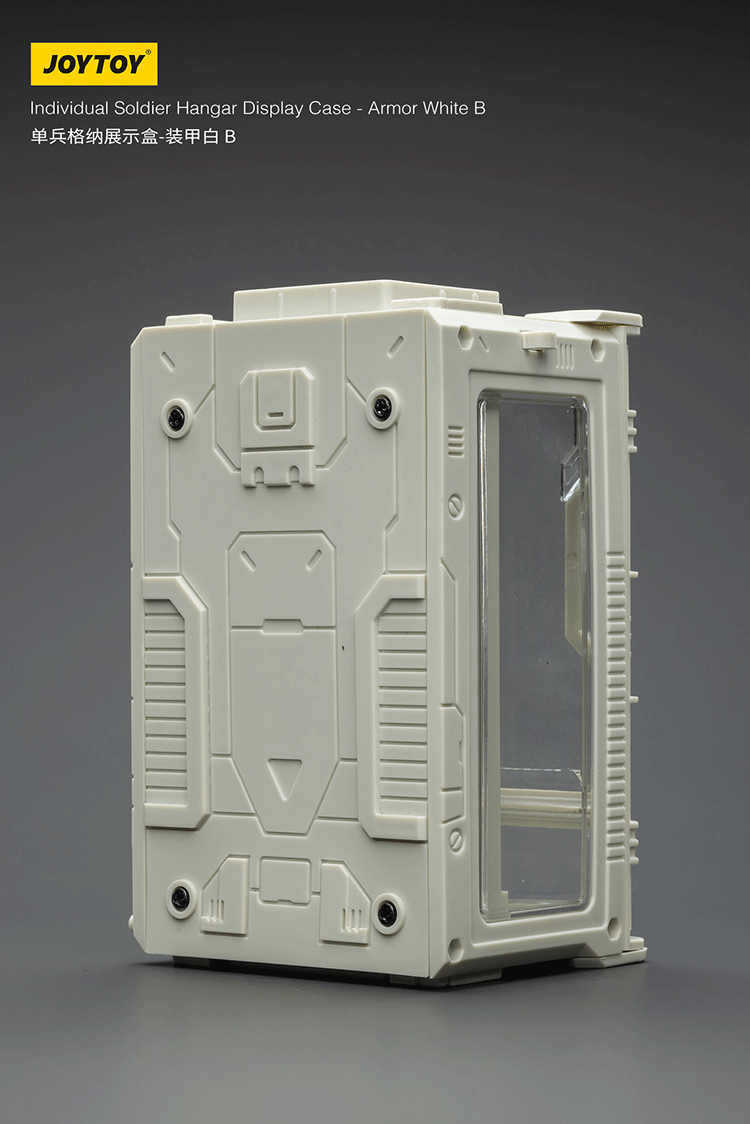 Individual Soldier Hangar Display Case - Armor White B - view 2