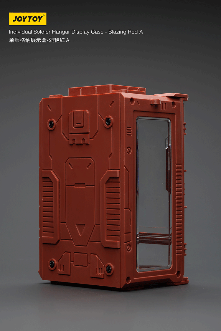 Individual Soldier Hangar Display Case - Blazing Red A - view 2