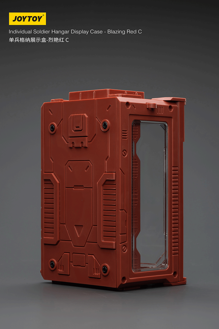 Individual Soldier Hangar Display Case - Blazing Red C - view 2