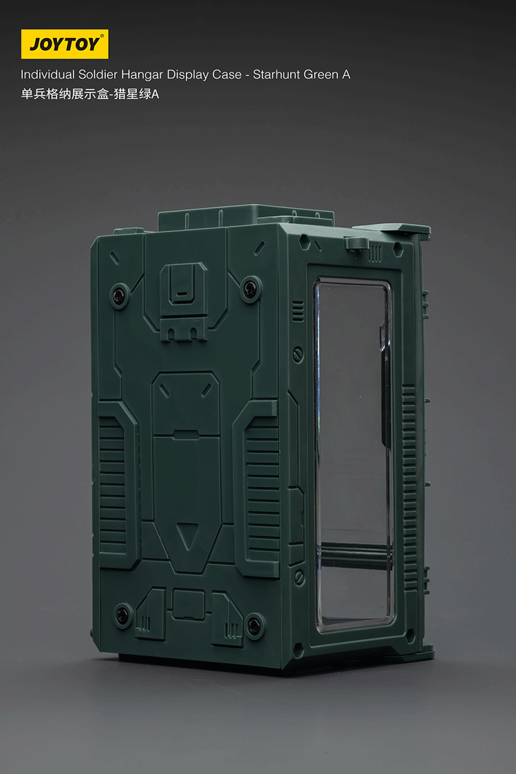 Individual Soldier Hangar Display Case - Starhunt Green A - view 2