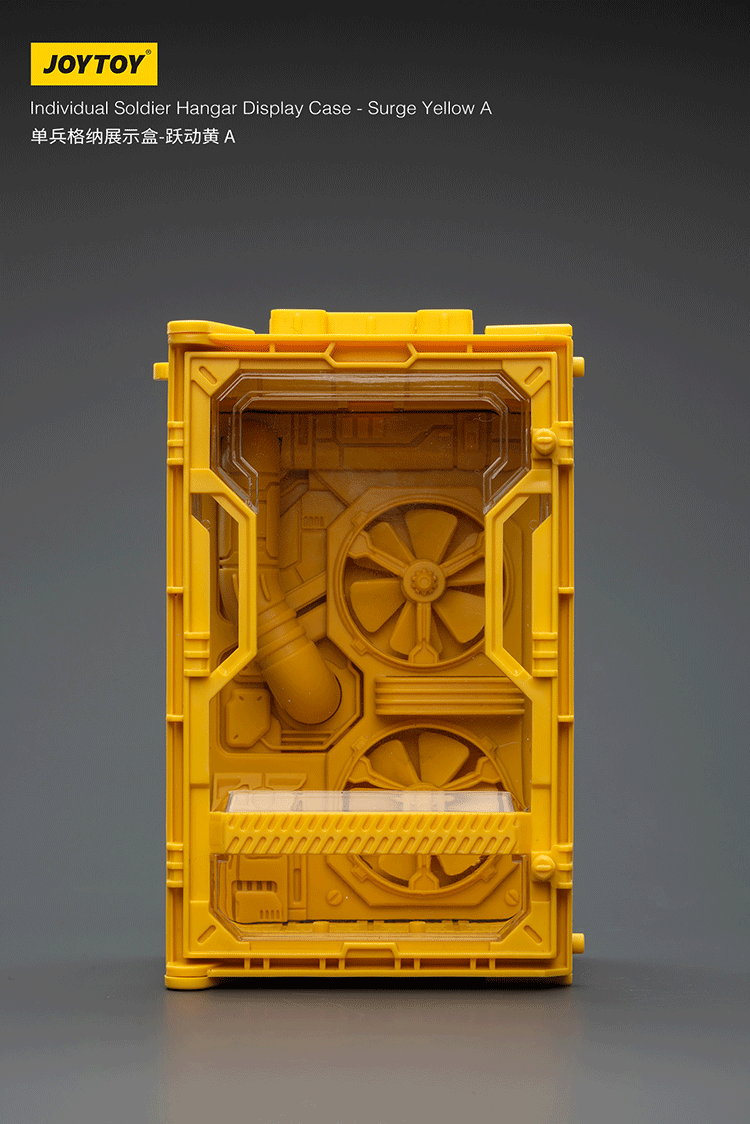 Individual Soldier Hangar Display Case - Surge Yellow A - main product image