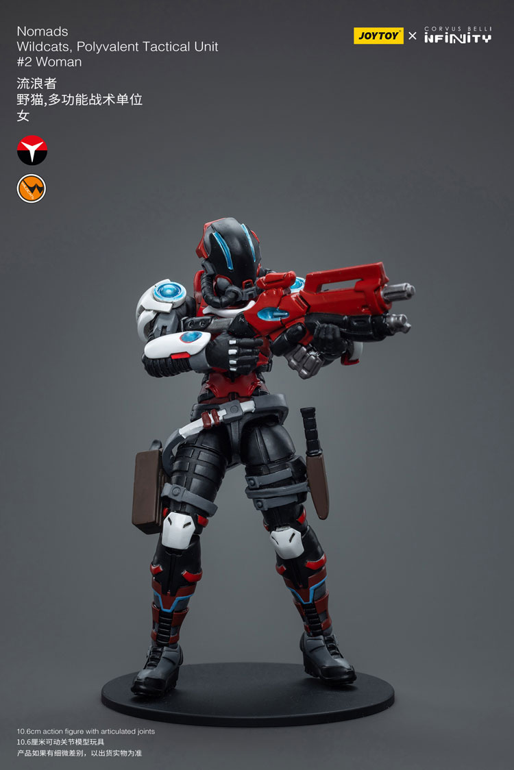 Nomads Wildcats, Polyvalent Tactical Unit #2 Woman - view 4