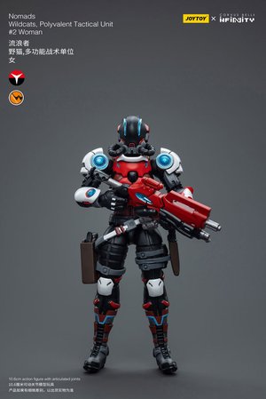 Nomads Wildcats, Polyvalent Tactical Unit #2 Woman - Premium action figure - $37.99