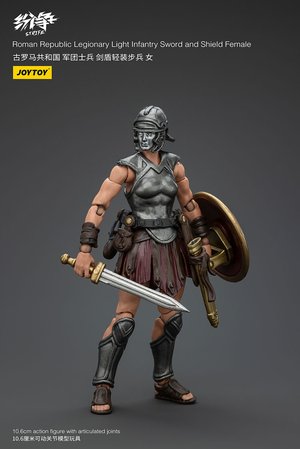 Roman Republic Legionary Light Infantry Sword and Shield Female - Premium action figure - $34.99