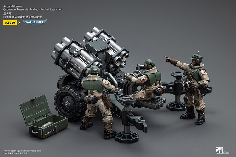 Astra Militarum Ordnance Team with Malleus Rocket Launcher - view 2