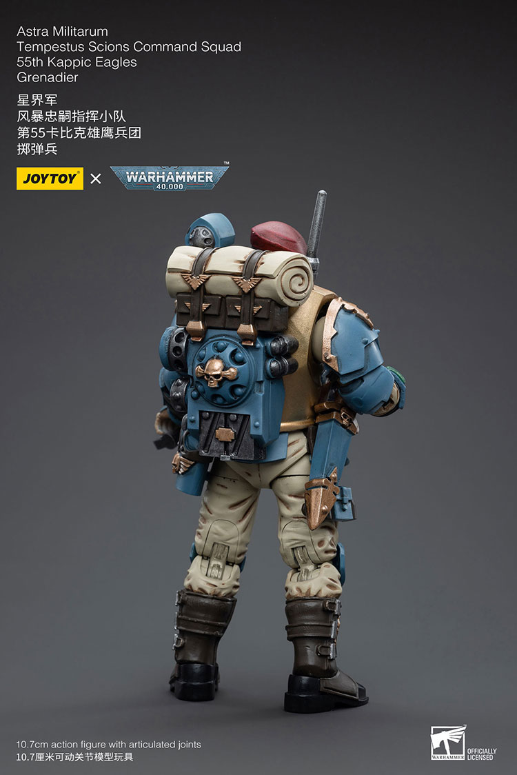 Astra Militarum Tempestus Scions Command Squad 55th Kappic Eagles Grenadier - view 2