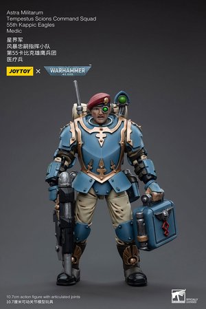 Astra Militarum Tempestus Scions Command Squad 55th Kappic Eagles Medic - Premium action figure - $45.99