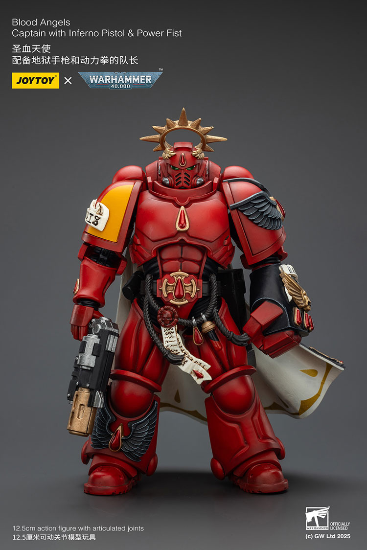 Blood Angels Captain with Inferno Pistol & Power Fist - main product image
