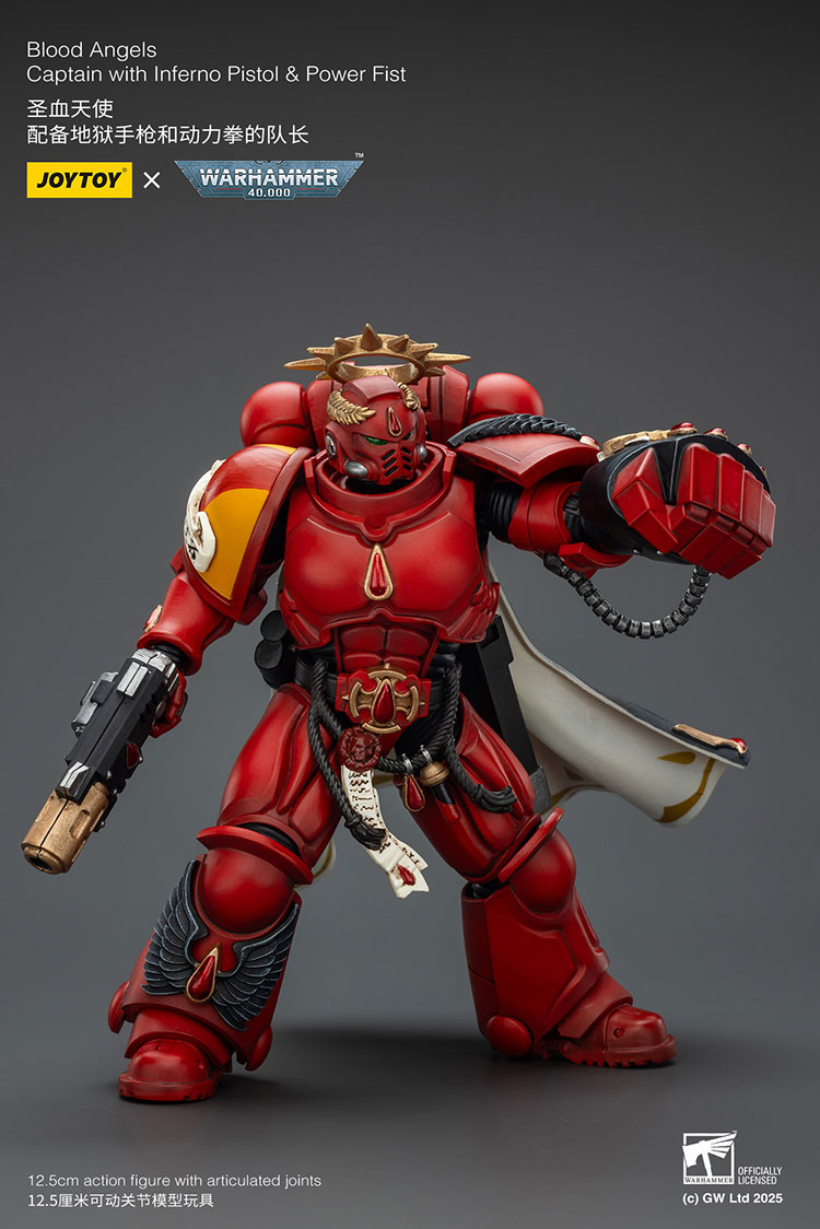 Blood Angels Captain with Inferno Pistol & Power Fist - view 6