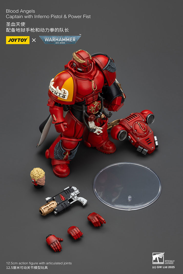 Blood Angels Captain with Inferno Pistol & Power Fist - view 8