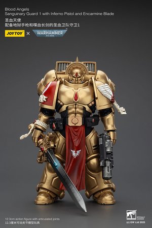 Blood Angels Sanguinary Guard 1 with Inferno Pistol and Encarmine Blade - Premium action figure - $54.99