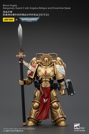 Blood Angels Sanguinary Guard 2 with Angelus Boltgun and Encarmine Spear - Premium action figure - $54.99