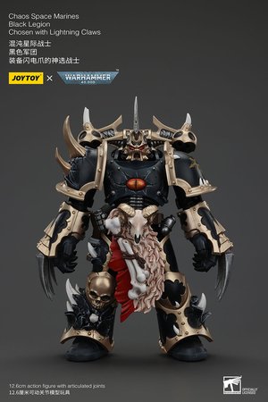 Chaos Space Marines Black Legion Chosen with Lightning Claws - Premium action figure - $67.99