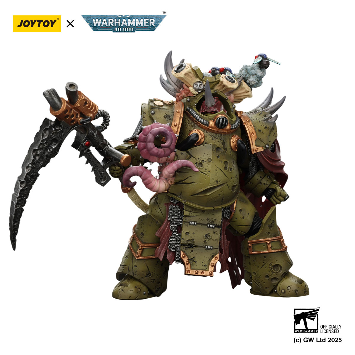Death Guard Deathshroud Terminator 2 with Manreaper and Plaguespurter Gauntlet - view 16