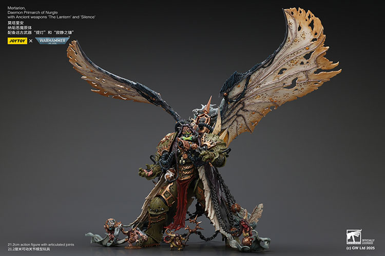 Mortarion， Daemon Primarch of Nurgle with Ancient weapons‘The Lantern' and ‘Silence' - view 4