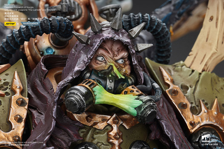 Mortarion， Daemon Primarch of Nurgle with Ancient weapons‘The Lantern' and ‘Silence' - view 11
