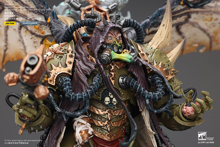 Mortarion， Daemon Primarch of Nurgle with Ancient weapons‘The Lantern' and ‘Silence' - view 13