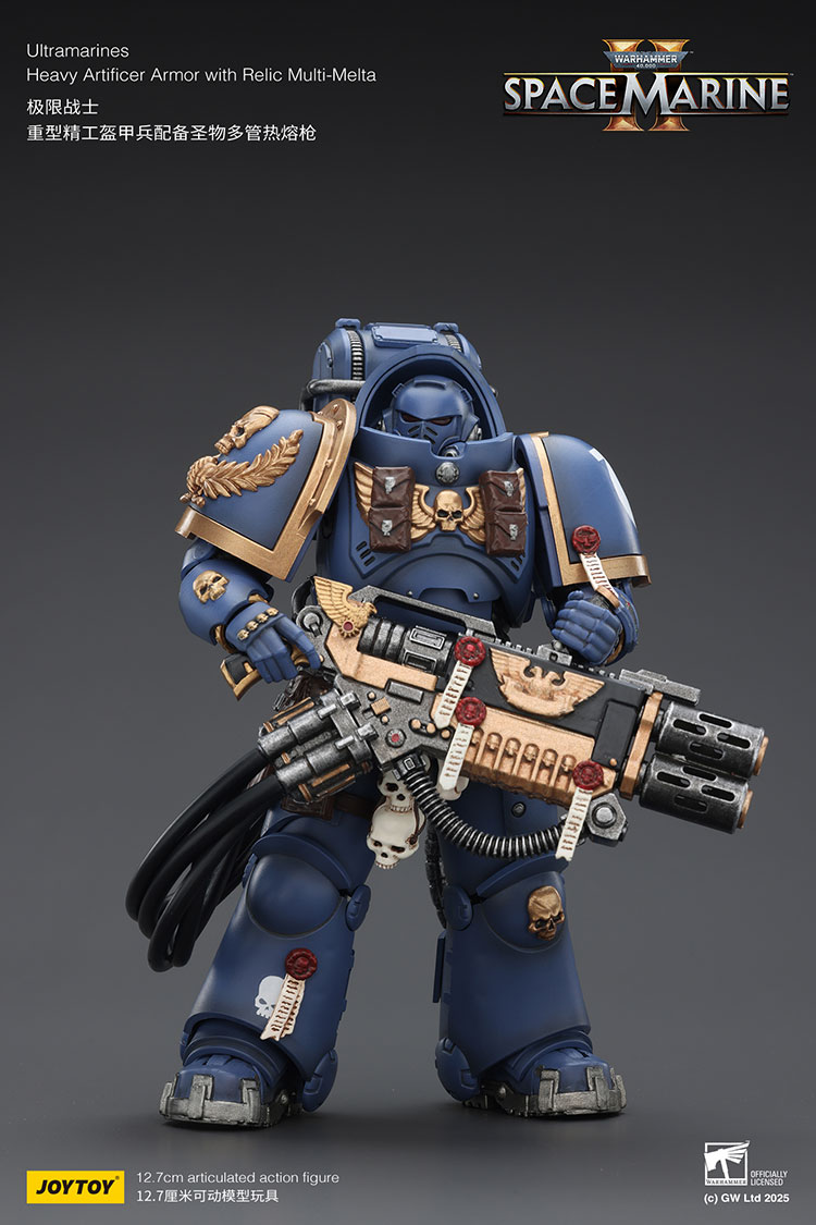 Ultramarines Heavy Artificer Armor with Relic Multi-Melta - view 2