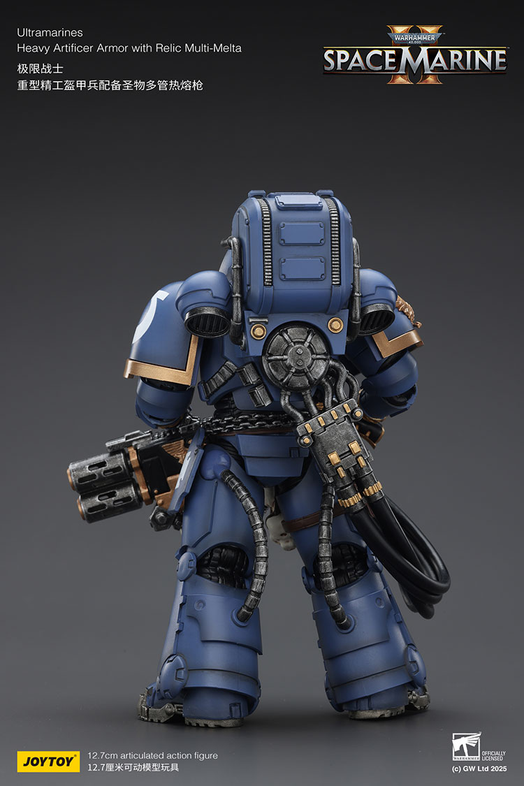 Ultramarines Heavy Artificer Armor with Relic Multi-Melta - view 3