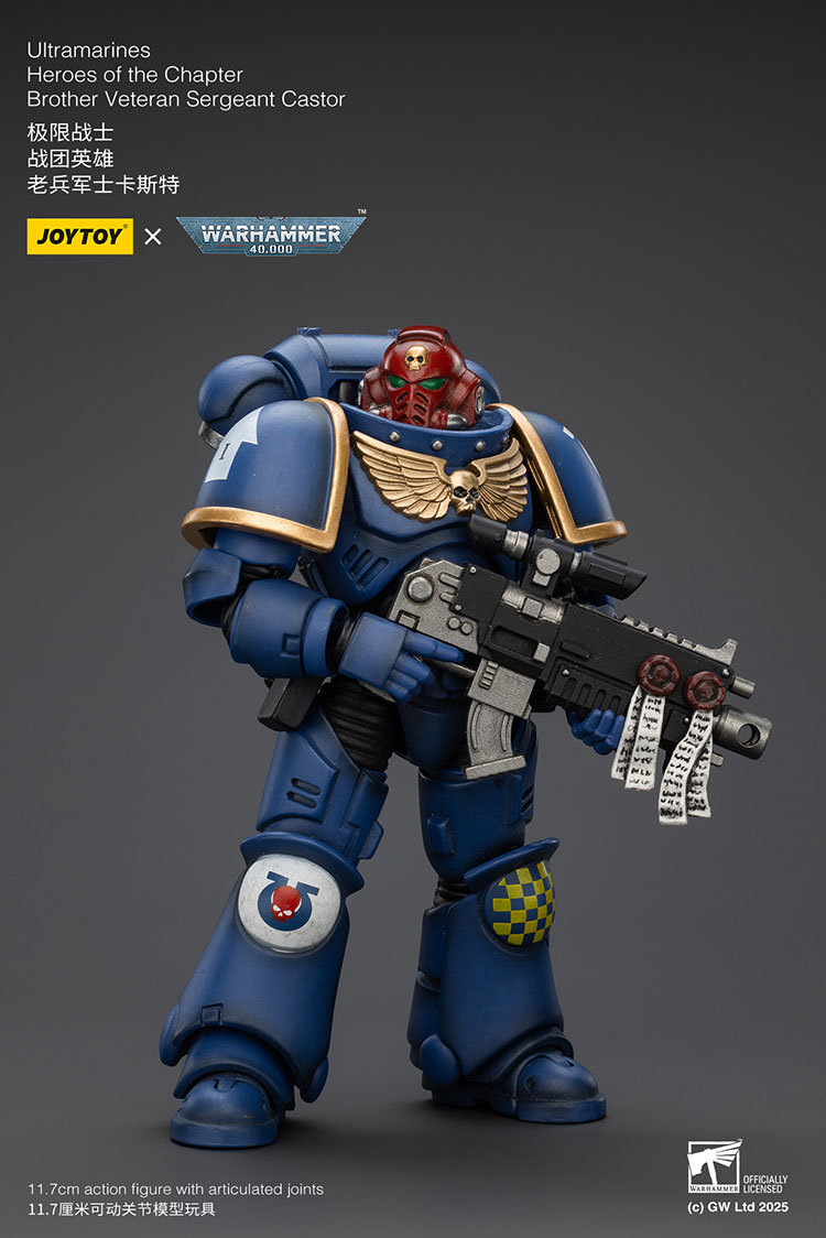 Ultramarines Heroes of the Chapter Brother Veteran Sergeant Castor - view 3