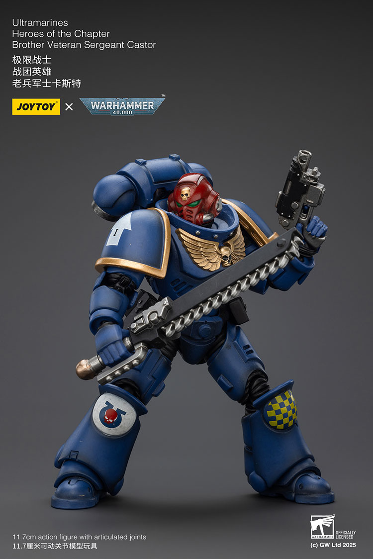 Ultramarines Heroes of the Chapter Brother Veteran Sergeant Castor - view 8