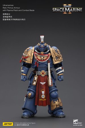 Ultramarines Relic Primus Armour with Plasma Pistol and Combat Blade - Premium action figure - $59.99