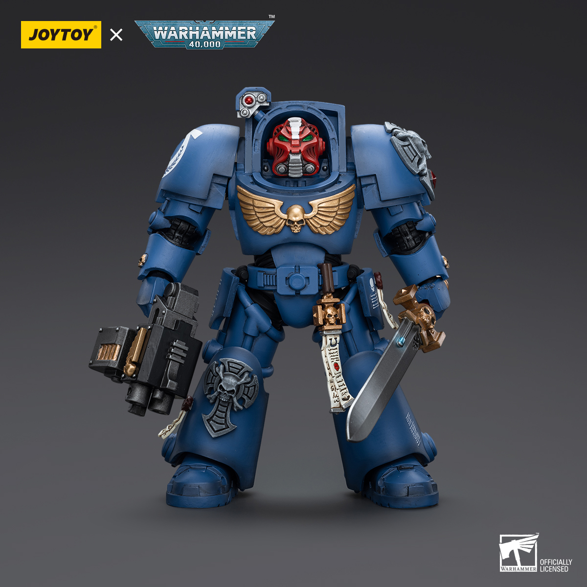 Ultramarines Terminator Squad Sergeant with Power Sword and Teleport Homer - view 7