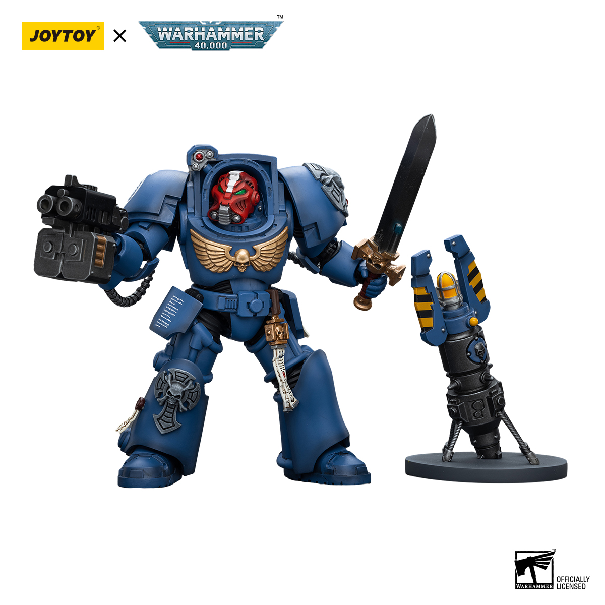 Ultramarines Terminator Squad Sergeant with Power Sword and Teleport Homer - view 11