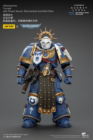 Ultramarines Torvald with Power Sword, Stormshield and Bolt Pistol - Premium action figure - $46.99
