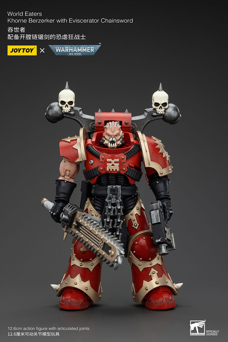 World Eaters Khorne Berzerker with Eviscerator Chainsword - main product image