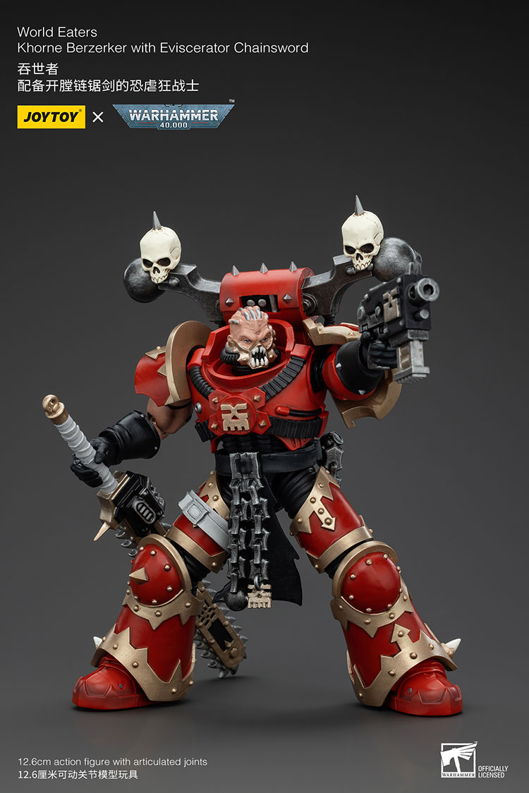 World Eaters Khorne Berzerker with Eviscerator Chainsword - view 4