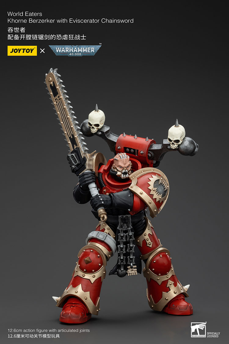 World Eaters Khorne Berzerker with Eviscerator Chainsword - view 5