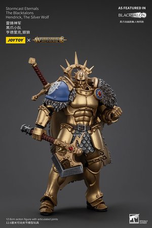 Stormcast Eternals The Blacktalons Hendrick, The Silver Wolf - Premium action figure - $56.99