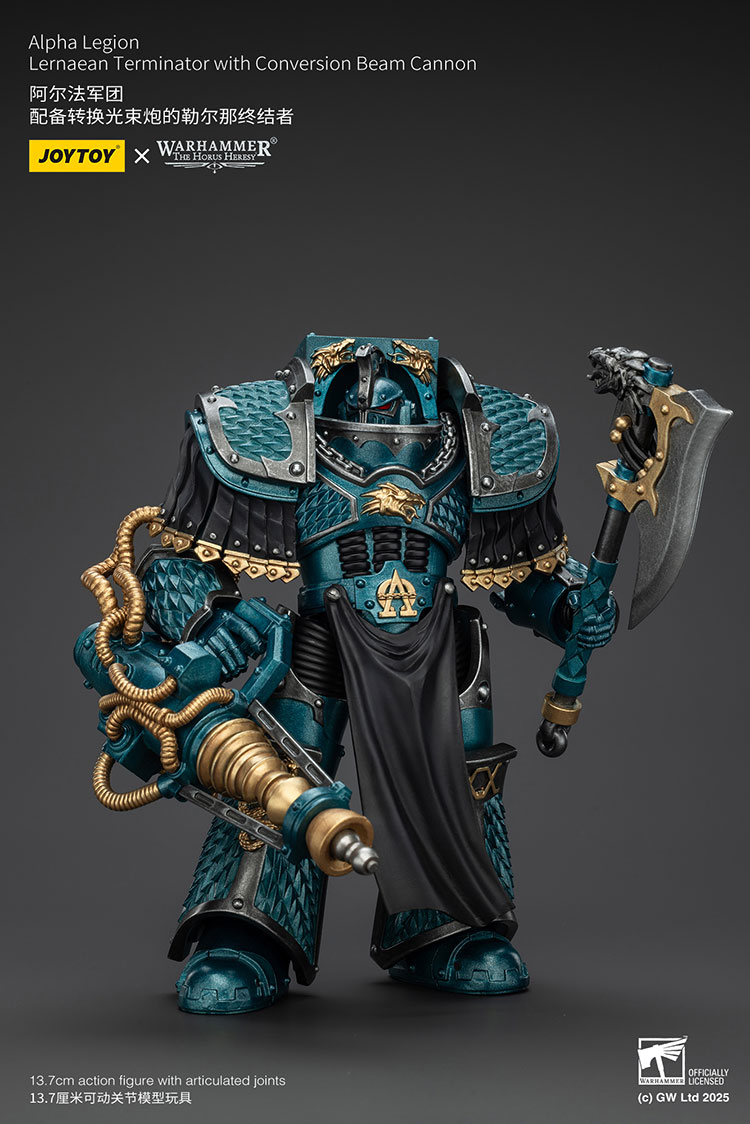 Alpha Legion Lernaean Terminator with Conversion Beam Cannon - view 2