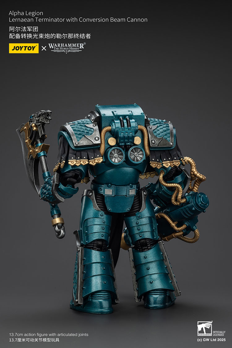 Alpha Legion Lernaean Terminator with Conversion Beam Cannon - view 3