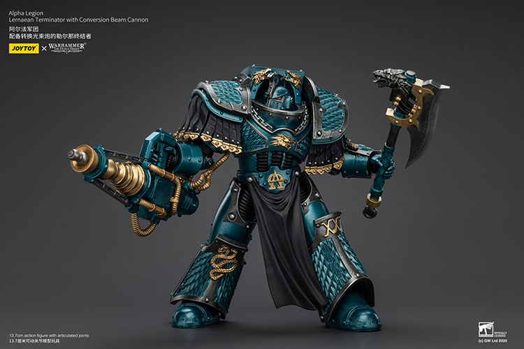Alpha Legion Lernaean Terminator with Conversion Beam Cannon - view 4