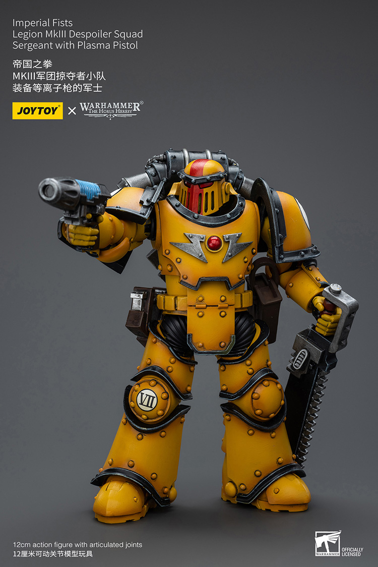 Imperial Fists Legion MkIII Despoiler Squad Sergeant with Plasma Pistol - view 4