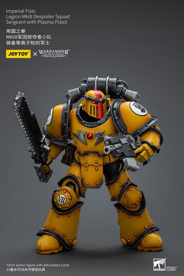 Imperial Fists Legion MkIII Despoiler Squad Sergeant with Plasma Pistol - view 7