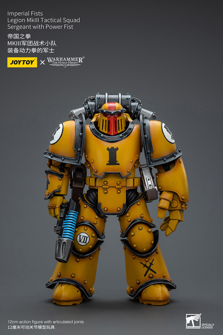Imperial Fists Legion MkIII Tactical Squad Sergeant with Power Fist - main product image